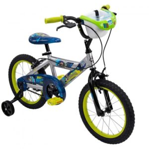 16″ Toy Story Boys Bike, Handlebar Bin, Lime Green