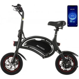 14” / 12” Electric Bike Electric Bicycle, APP Control 500W / 350W Folding Electric Commuter Bike 20MPH Adults/Teens City Ebike with 48V 7.5Ah / 6Ah Battery